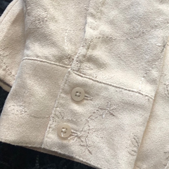 SUEDE CLOTH SZ PM JACKET BUT FITS LIKE REG M SONOMA NWOT - Picture 3 of 4